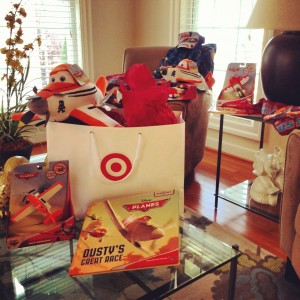 Target gift explosion for Planes