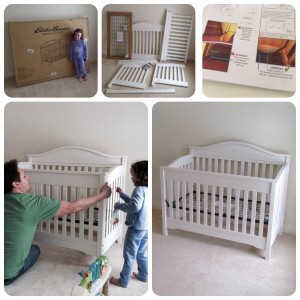 Eddie Bauer Target crib assembly