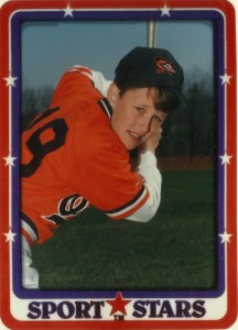 Adrian playing for Orioles in 1989