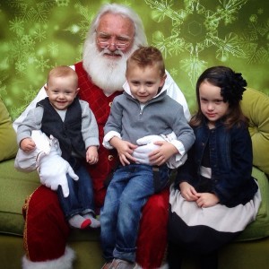 Kids with Santa 2014