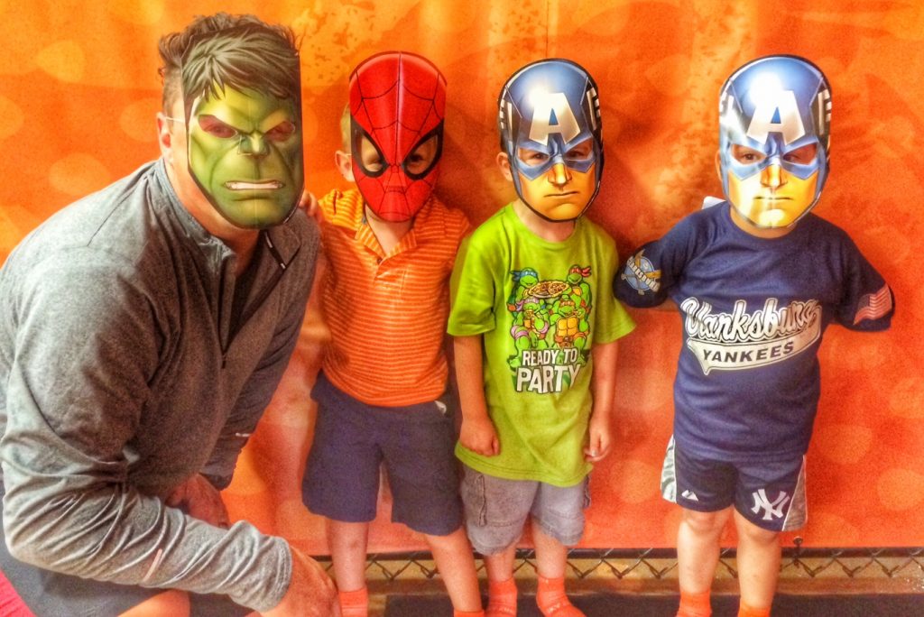 Daddy and the Super Heroes