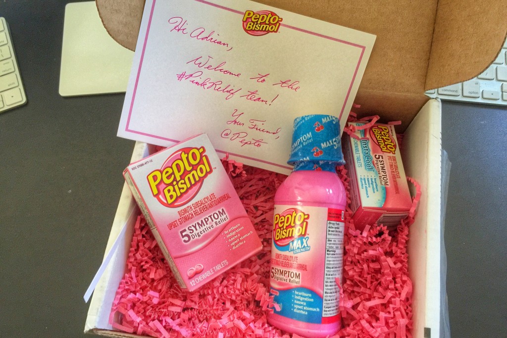 Pepto welcome package