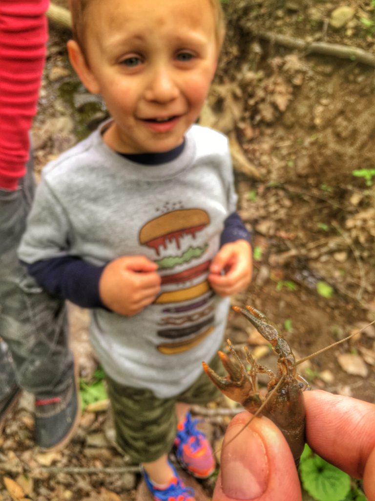Charlie and the crayfish